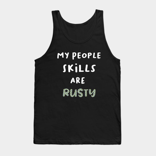 Supernatural Castiel People Skills Tank Top by rjstyle7